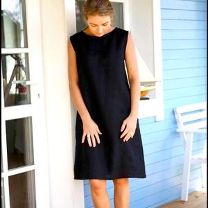 Japanese Style Linen Shift Dress.